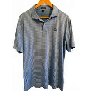 Men’s Peter Millar Striped Golf Shirt XL